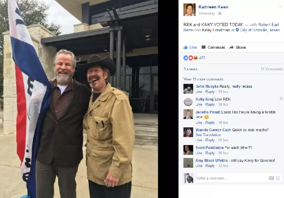 Texas and Red Dirt Artists Cast Their Votes in Presidential Election