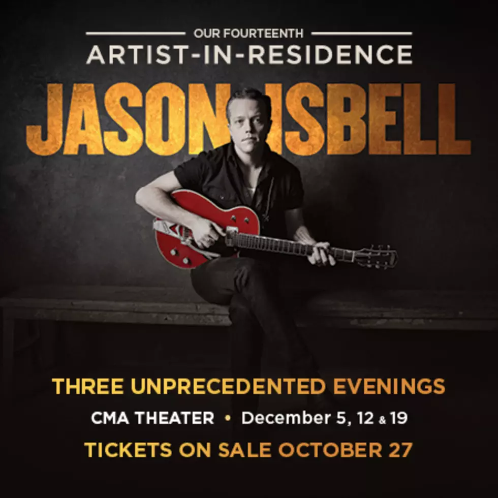 Jason Isbell To Be Country Music Hall Of Fame Artist-In-Residence