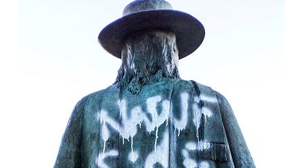 Stevie Ray Vaughan Statue Located on Lady Bird Lake in Austin Vandalized
