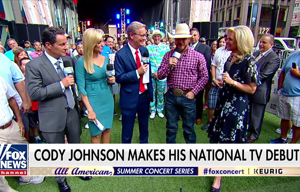 ICYMI: Cody Johnson Makes National Television Debut on Fox And Friends