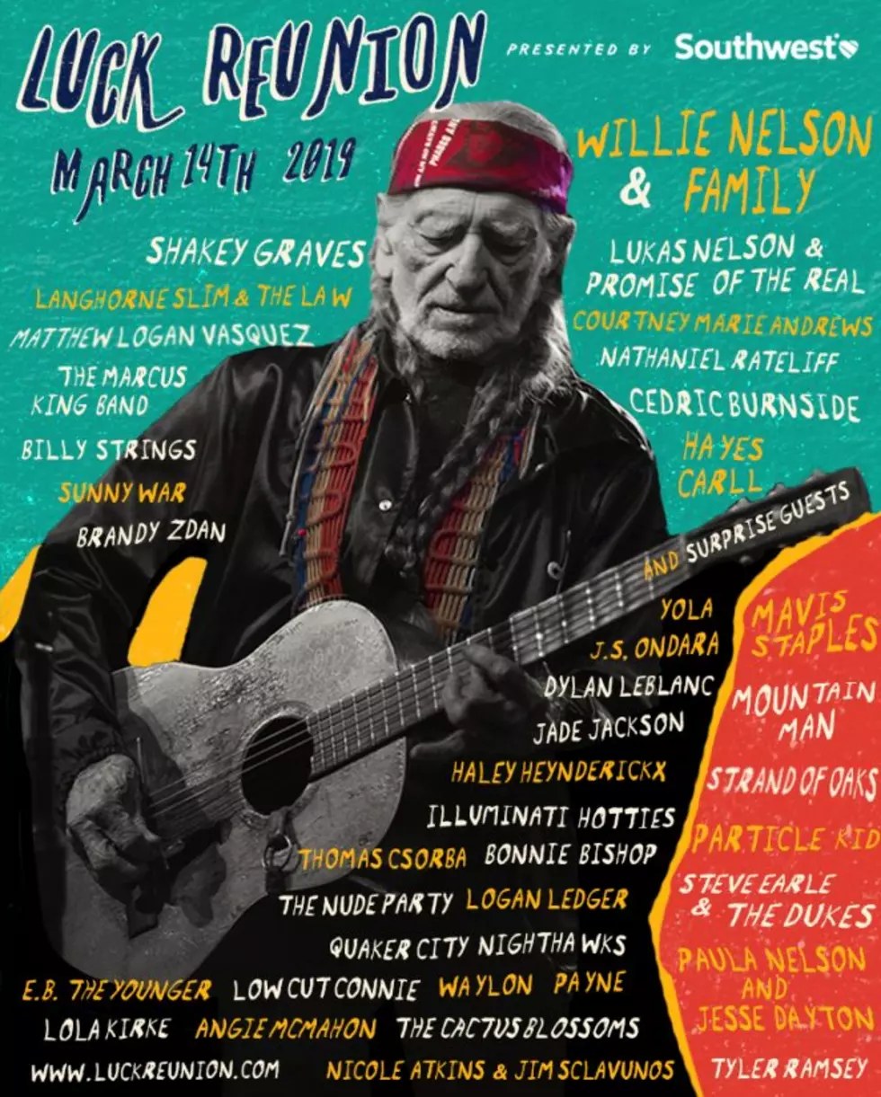 Willie Nelson&#8217;s &#8216;Luck Reunion&#8217; Lineup is Stacked