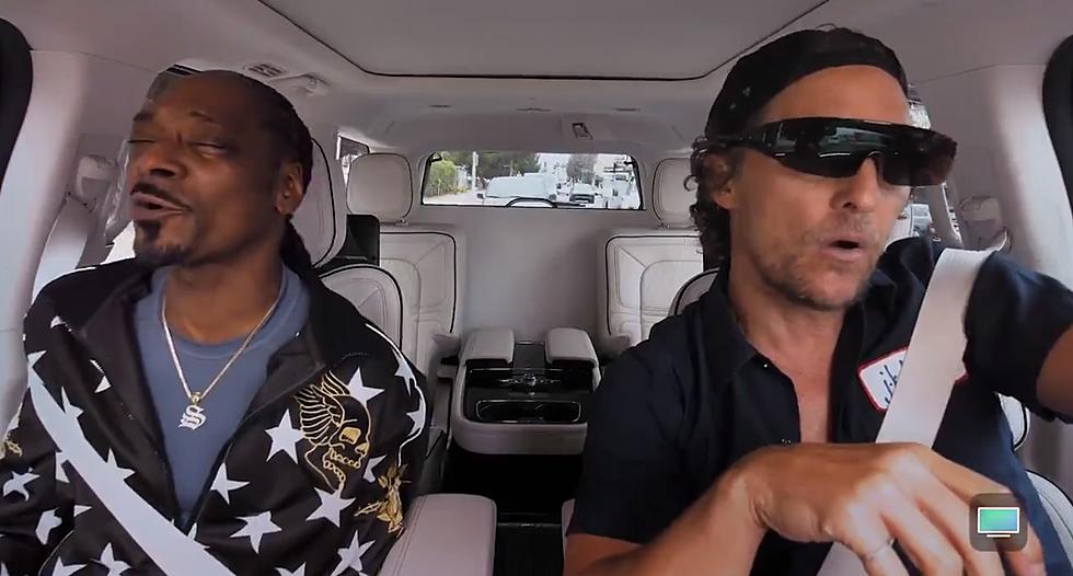 Matthew McConaughey & Snoop Dogg Sing Willie Nelson on Carpool Karaoke
