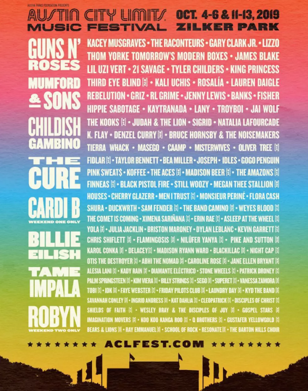 ACL Fest Unveils &#8217;19 Lineup, Includes Kacey Musgraves and Tyler Childers