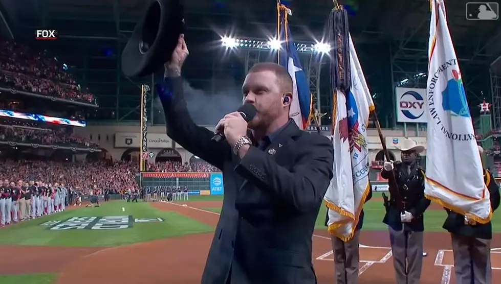 WATCH: Cody Johnson Sings The National Anthem Before Game 7 of The World Series