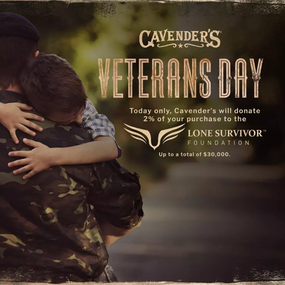 Shop Cavender’s on Veterans Day &#038; Help Lone Survivor Foundation