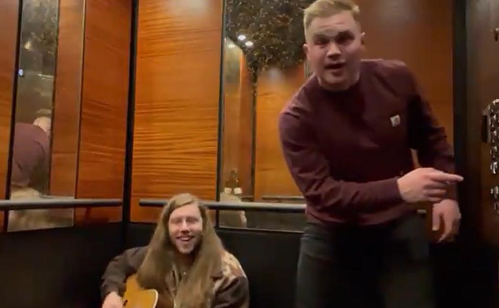 Drunk Zach Bryan & Slade Coulter Singing Turnpike in an Elevator… at 2 AM