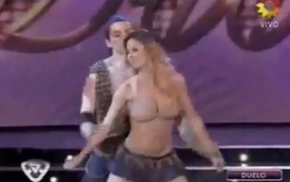 Hot Argentinian Model Knocked Out On Dance Show [Video]