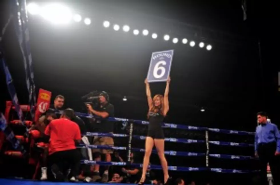 The KLAQ Q.T. Ring Girl in Action