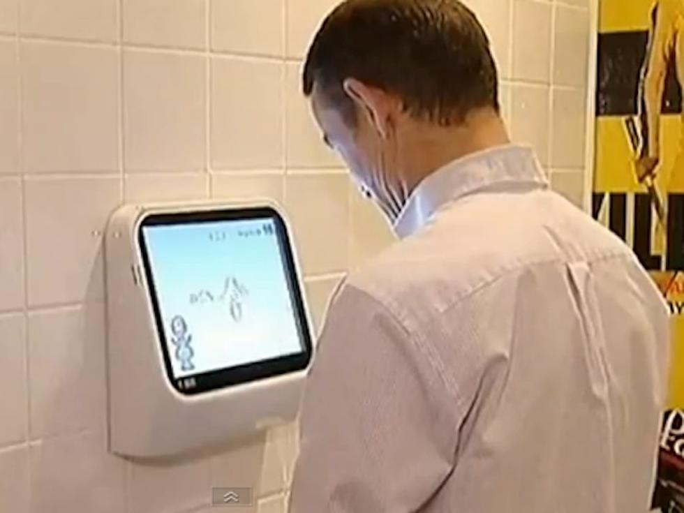 Video Game Urinals Finally Give Men a Reason To Be Accurate