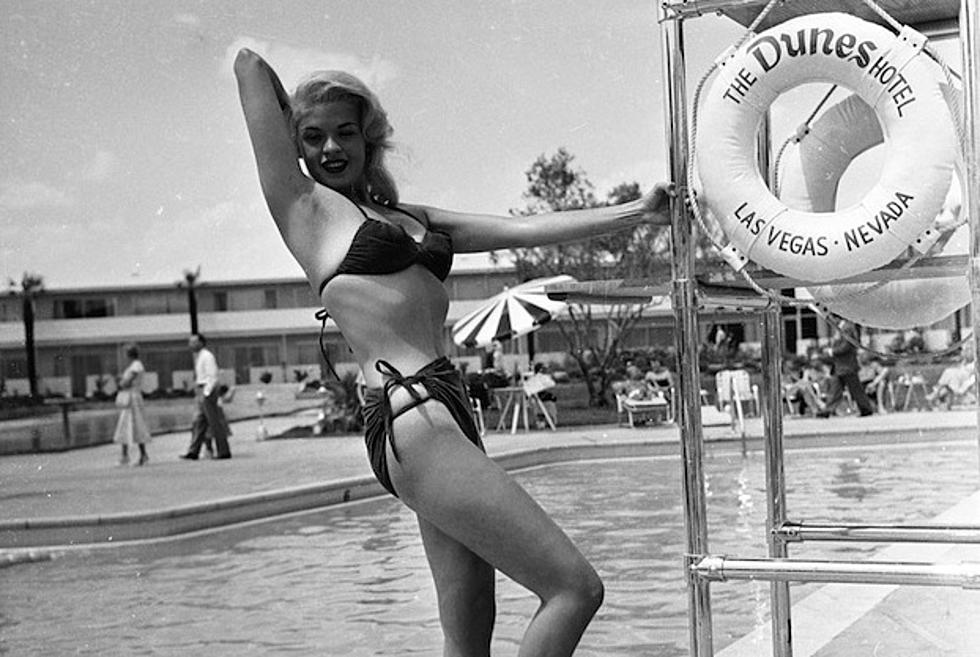 Jayne Mansfield Showing Off Her Dunes — Dad’s Secret Stash