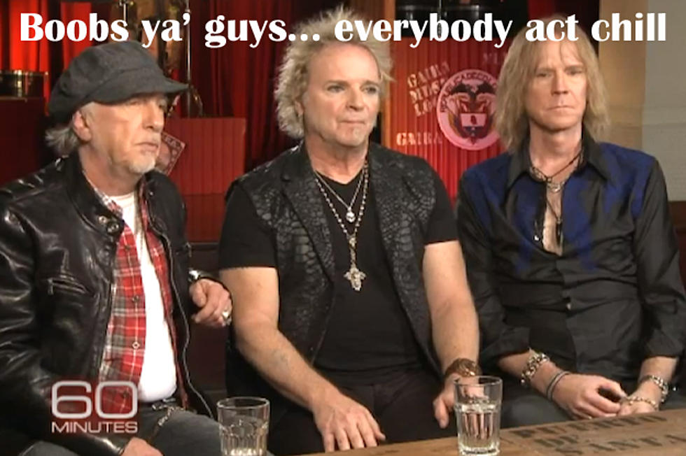 Aerosmith’s Tom Hamilton Blames Boobs For Talking Trash About Steven Tyler