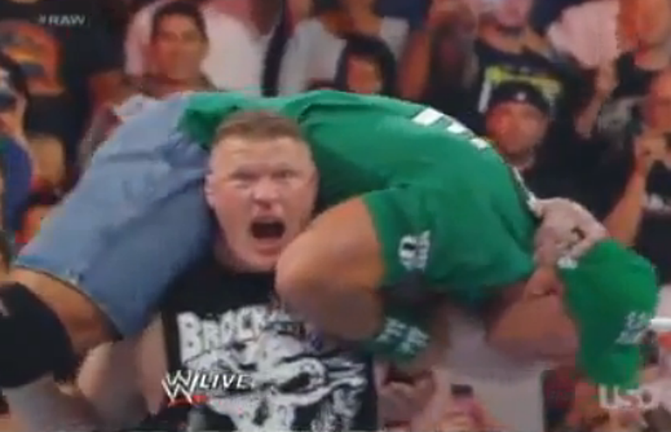 Brock Lesnar Is Back In The WWE And F5&#8217;s John Cena [Video]