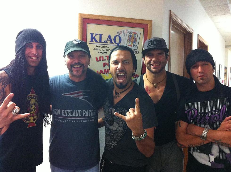 Pop Evil Performs On The KLAQ Morning Show This Morning!