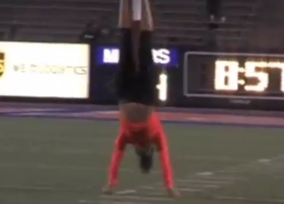 UTEP Cheerleader Breaks Backflip Record [VIDEO]