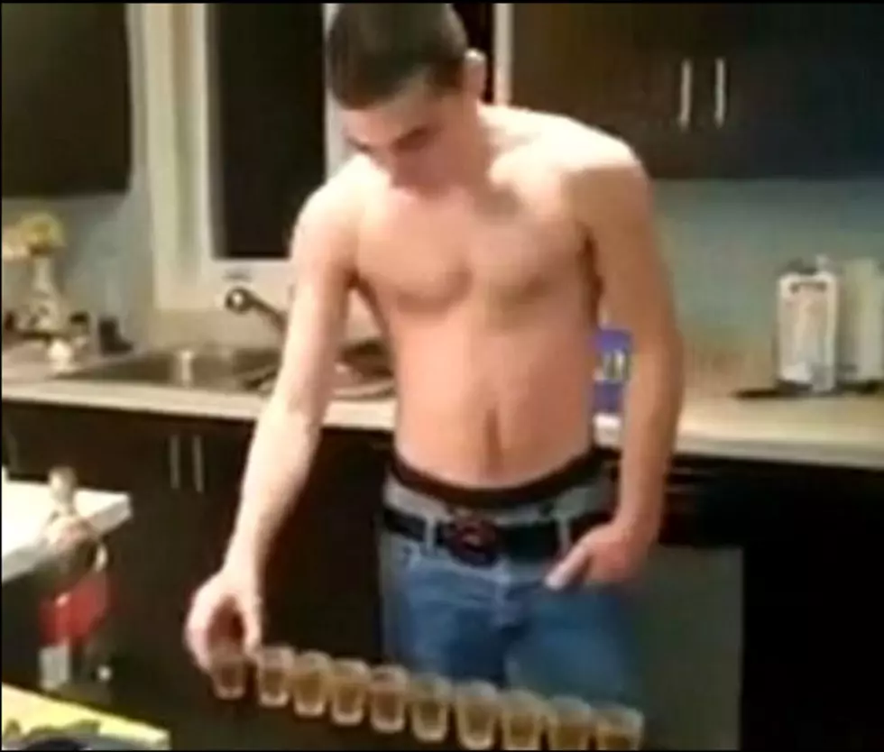 And Then What Happens?! Guy Attempts 10 Shots In A Row&#8230;.[VIDEO]