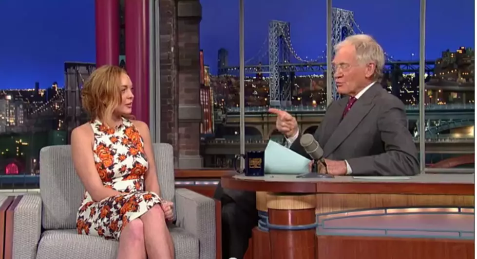 Letterman Confronts Lindsay Lohan About Upcoming Rehab Trip [Video]