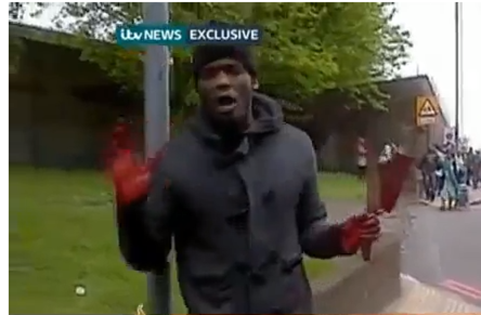 Man Beheads and Hacks British Soldier Then Tries To Explain Himself [VIDEO]