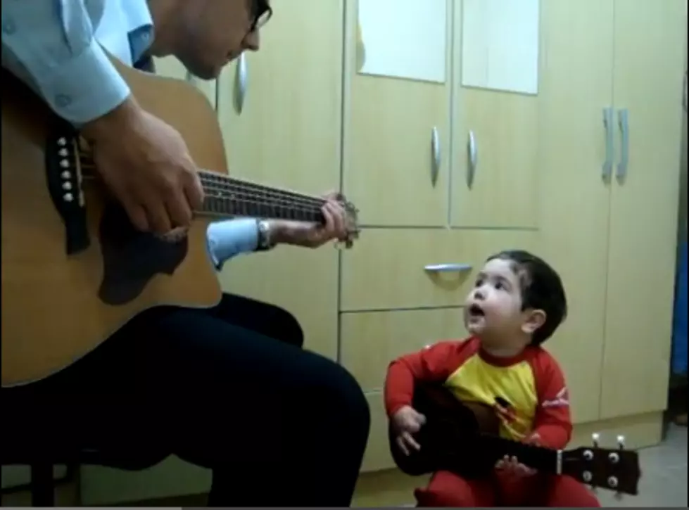 Adorable Baby Sings The Beatles With Dad [VIDEO]