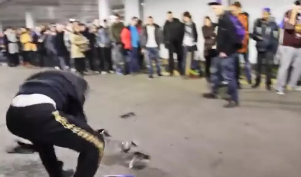 Guy Destroys PS4 in Front of People Waiting to Buy One