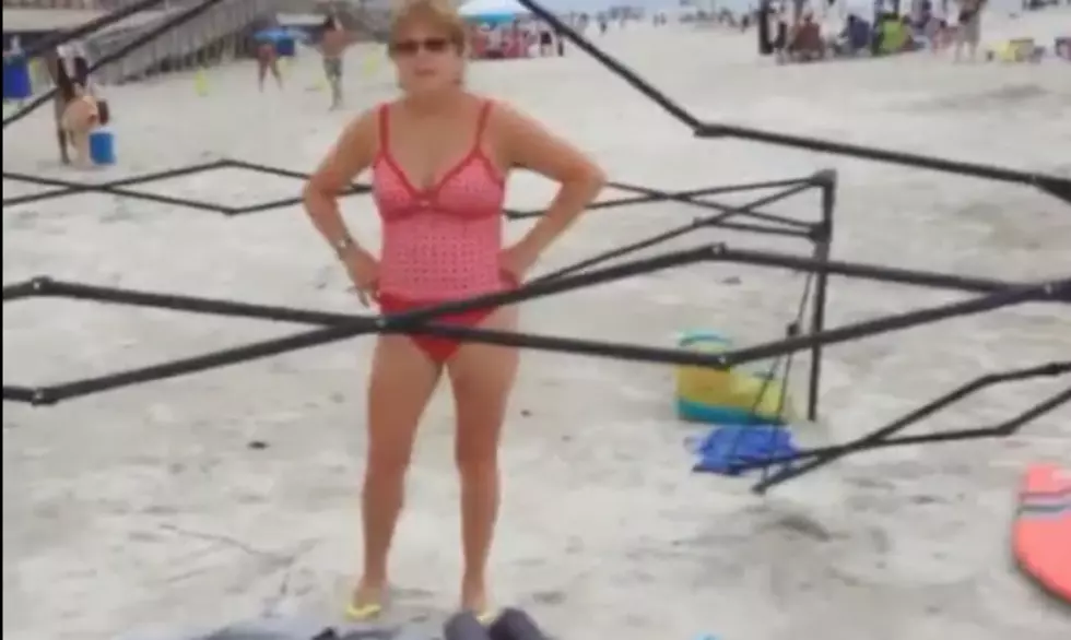 Women Caught Stealing Beach Tent, Attack Incredibly Polite Owner