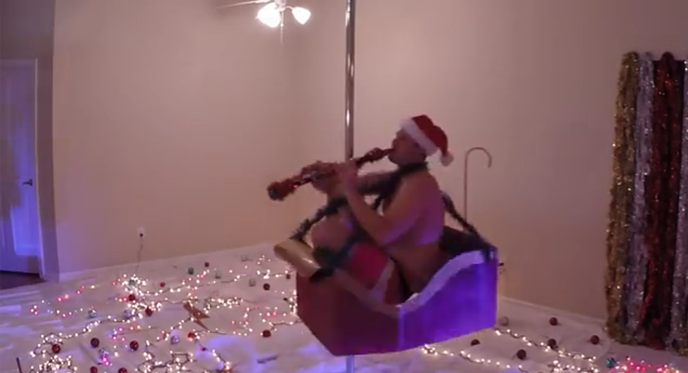 A Clarinet-Playing Pole Dancer Is Exactly What The Internet Needs For Christmas