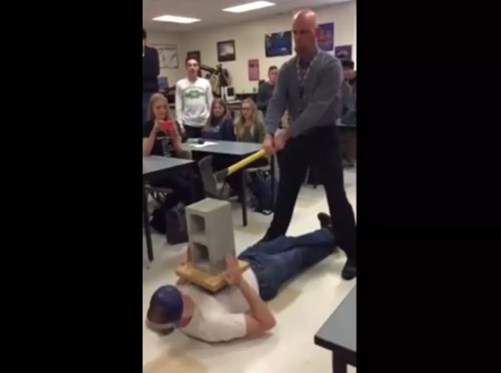 Physics Teacher Hits Student in Groin During Classroom Demonstration