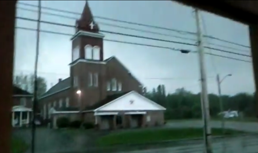 Church Struck by Lightning Freaks out High School Student