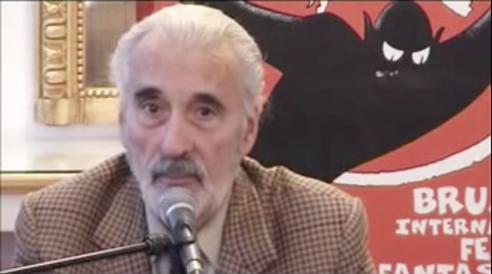 Sir Christopher Lee Reveals His Favorite Role That Wasn't Shown in the US