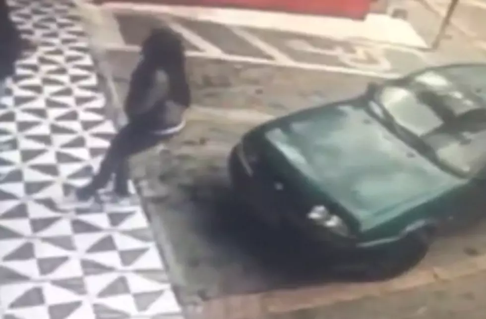 Woman Learns Painful Lesson After Trying to Sit on Someone Else’s Car