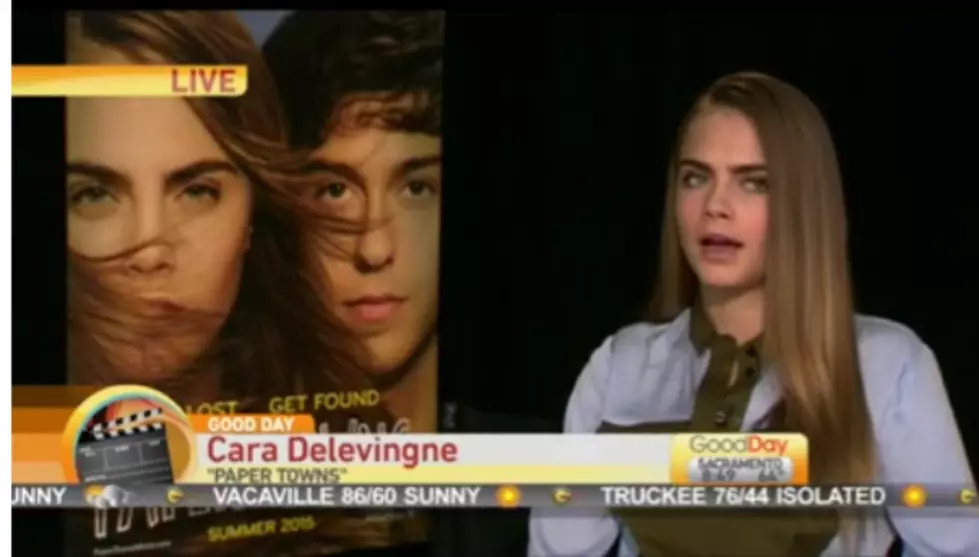Cara Delevingne Hilariously Reacts to an Awkward Interview