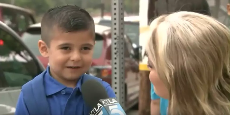 Little Boy Cries When Asked About First Day of School [VIDEO]