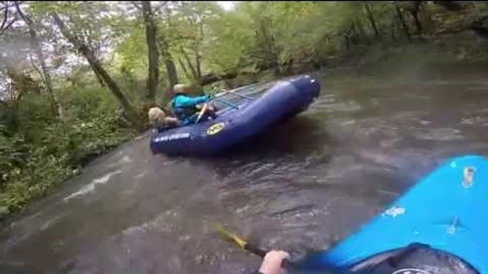 Kayak Group Breaks up Drunk Sisters Fighting on Raft