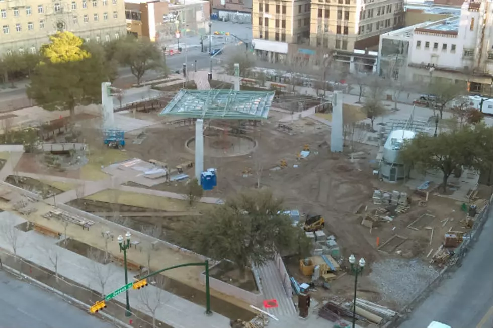 Photos of the Progress at San Jacinto Plaza
