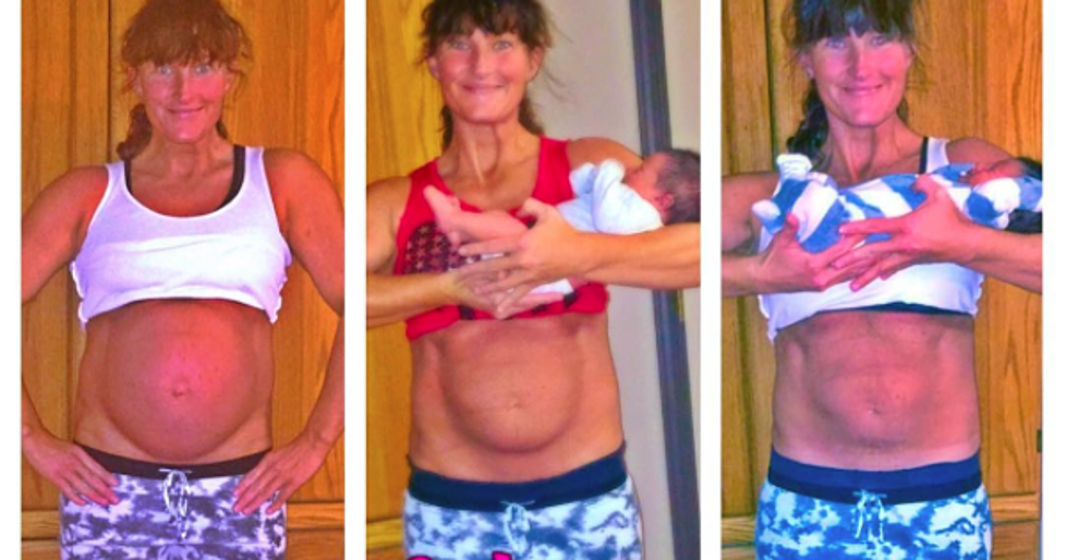 Gym-Loving NM Mom Gets 6 Pack Back 6 Weeks After Giving Birth