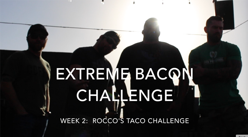 The Bacon Taco Xtreme Challenge Lays Four Guys Low