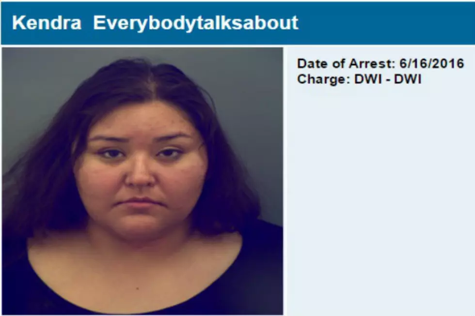 Texas Woman Named EverybodyTalksAbout Arrested For DWI