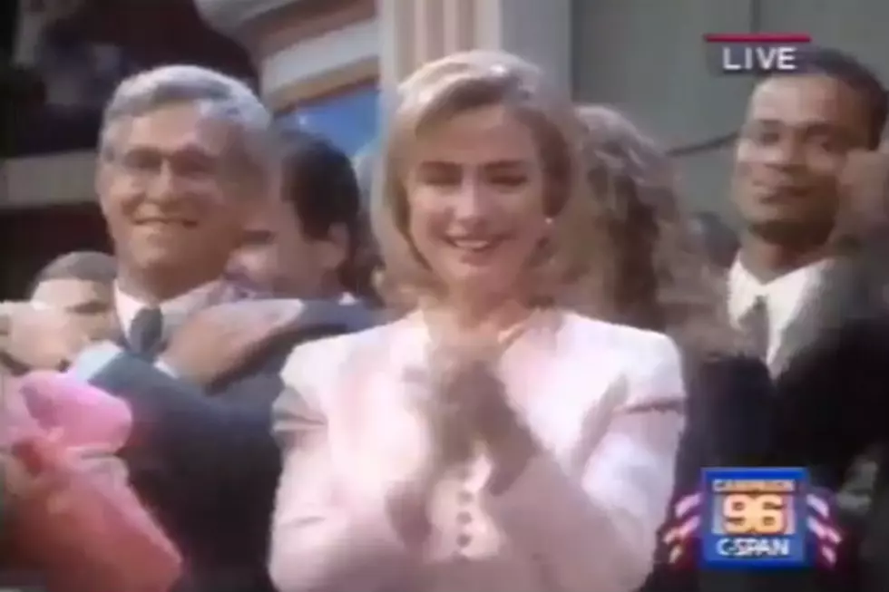 Hillary Clinton Doing The Macarena Wrong in 1996