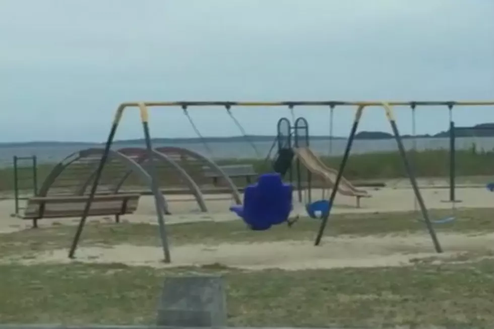 Dad Refuses to Let Kids Play Because of “Haunted Swing”