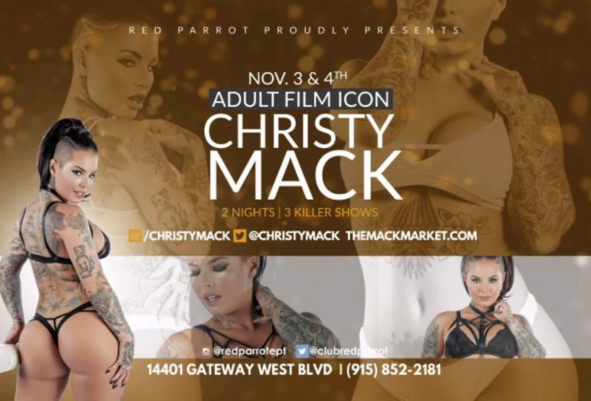 Christy Porn Star - Gorgeous Porn Star Christy Mack At The Red Parrot This Weekend