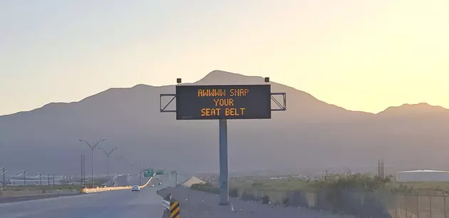 Funny Seat Belt Reminder On El Paso Electronic Billboards