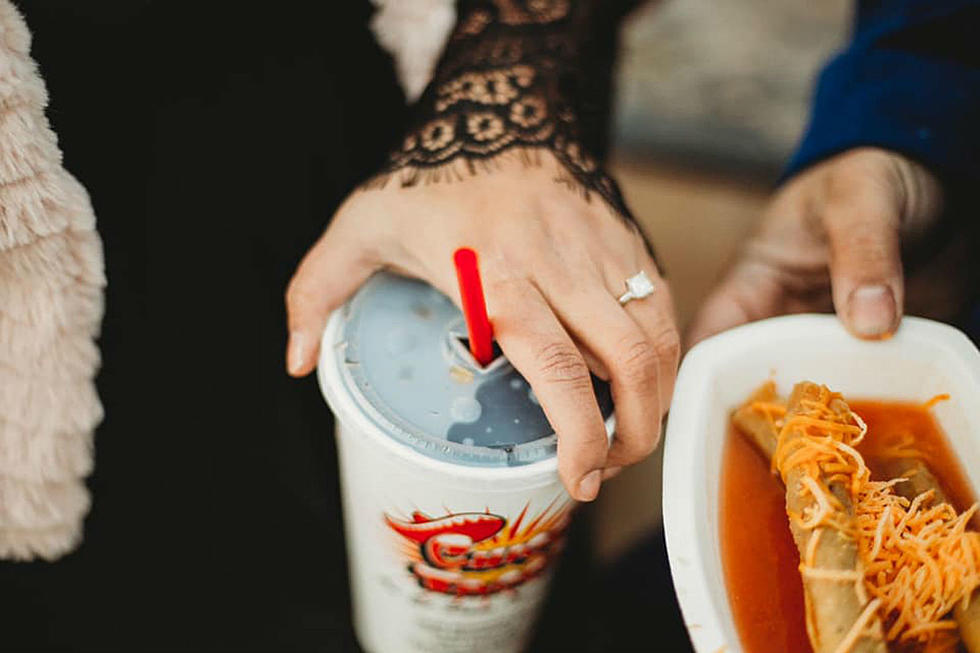 Couple Uses Iconic El Paso Treat in Engagement Shoot