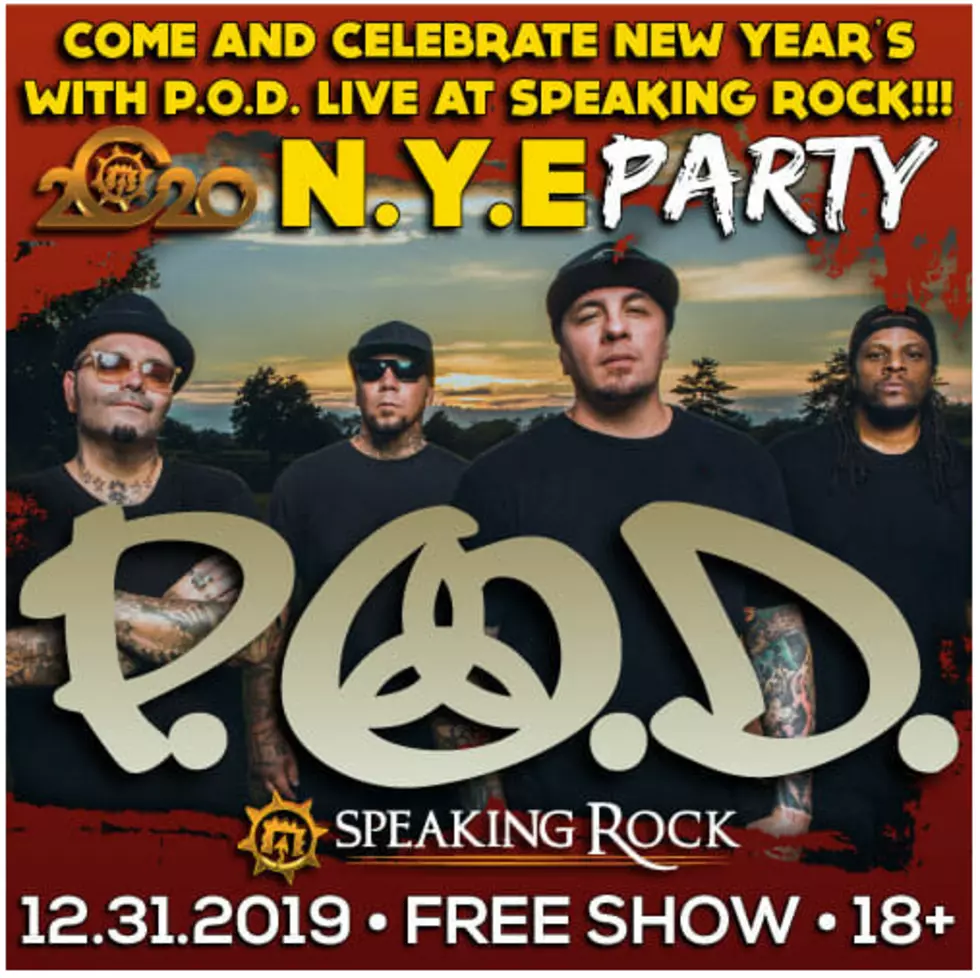 Ring In The New Year With P.O.D. At Speaking Rock Entertainment