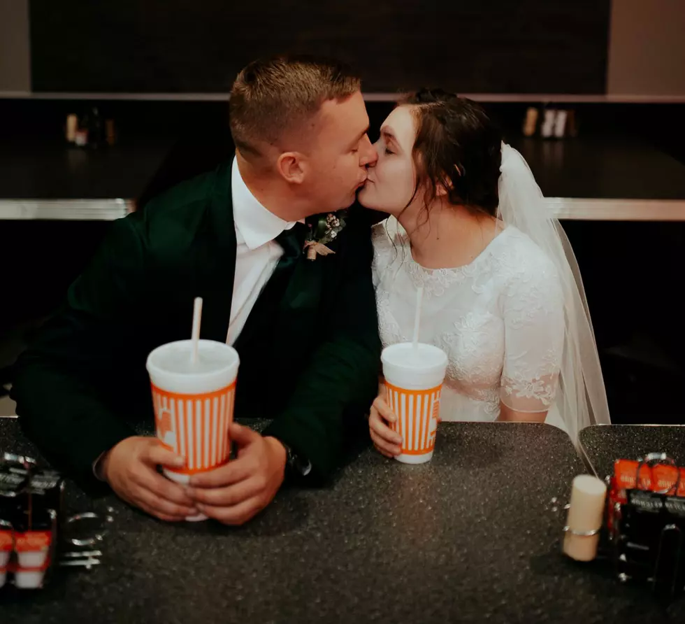 Newly Married Couple Holds Photo Shoot at Whataburger