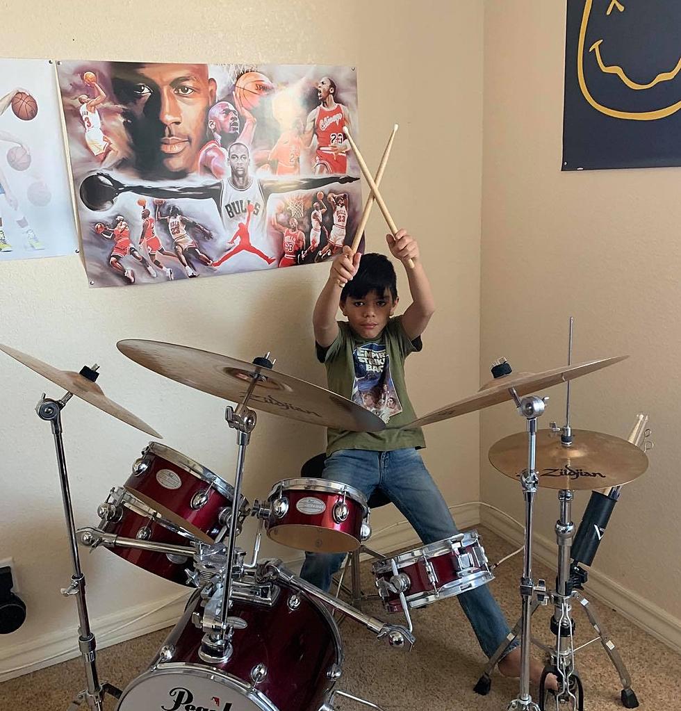 El Paso Boy Using Quarantine to Spend Quality Time with Drums