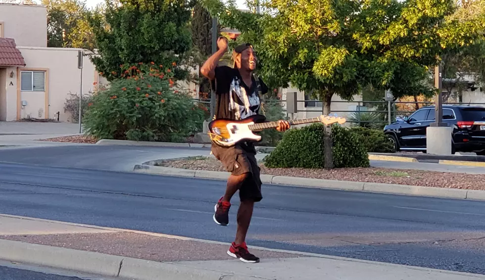 Street Performer Turns Heads at Busy Intersection on Lee Trevino