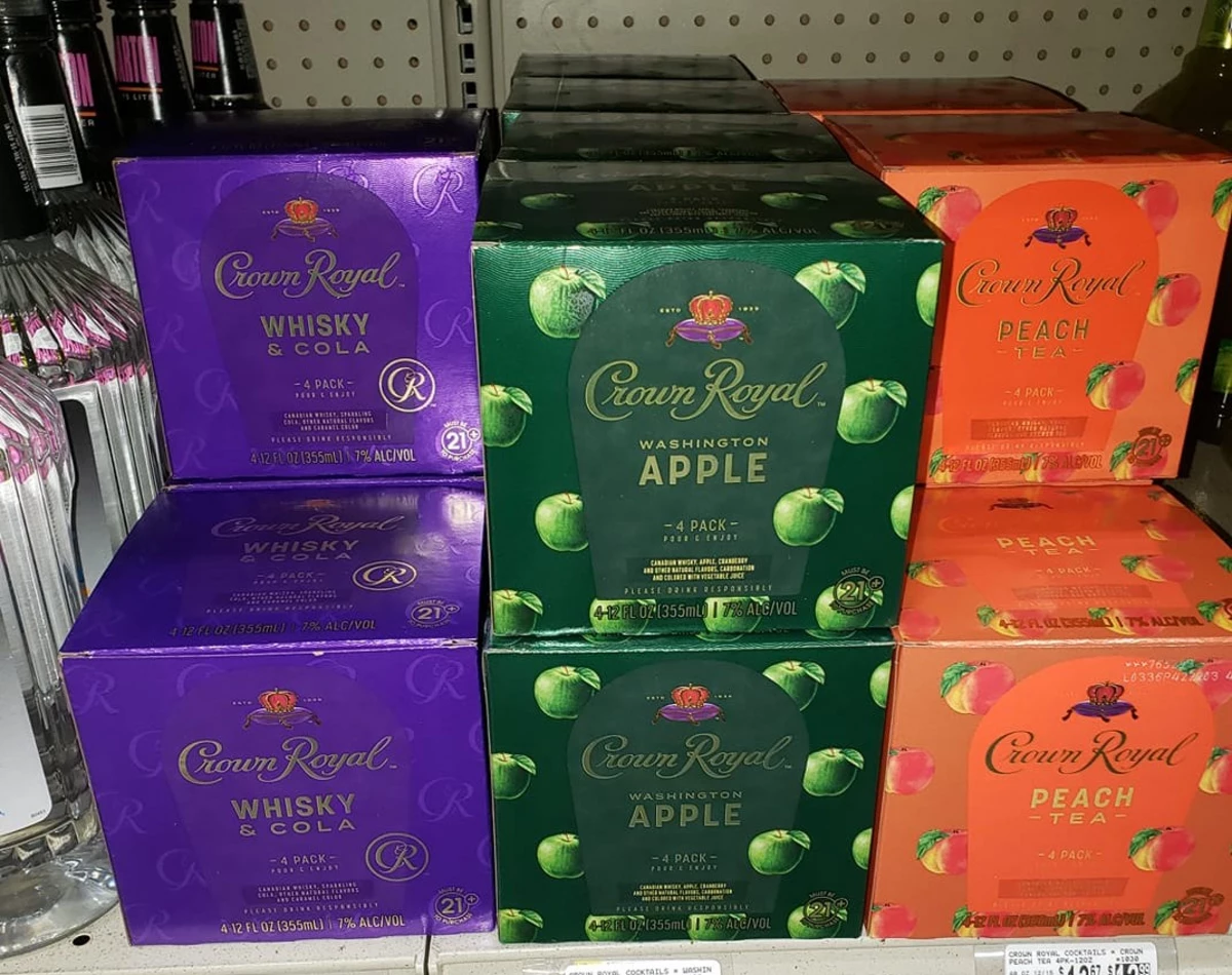 The Flavored Crown Royal Canned Drinks Have Landed in El Paso