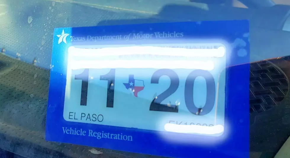 Cruising El Paso With an Expired Registration Sticker&#8217;s Common
