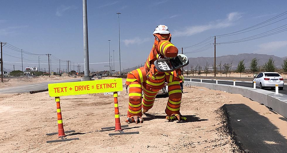 TxDOT El Paso&#8217;s Cutest Road Crew: Safe-T-Rex and Work Zone Willy