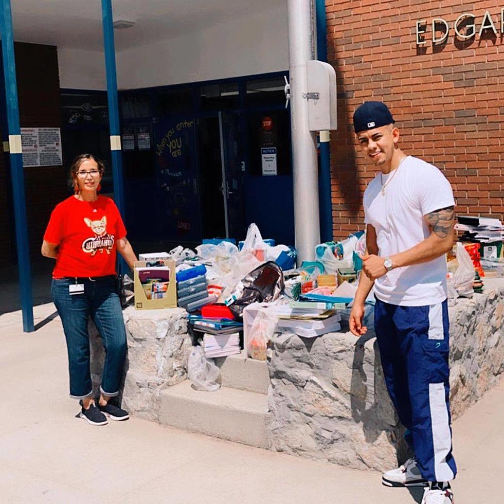 YouTube Celebrity Danny Cashout Donated Supplies to an EP School