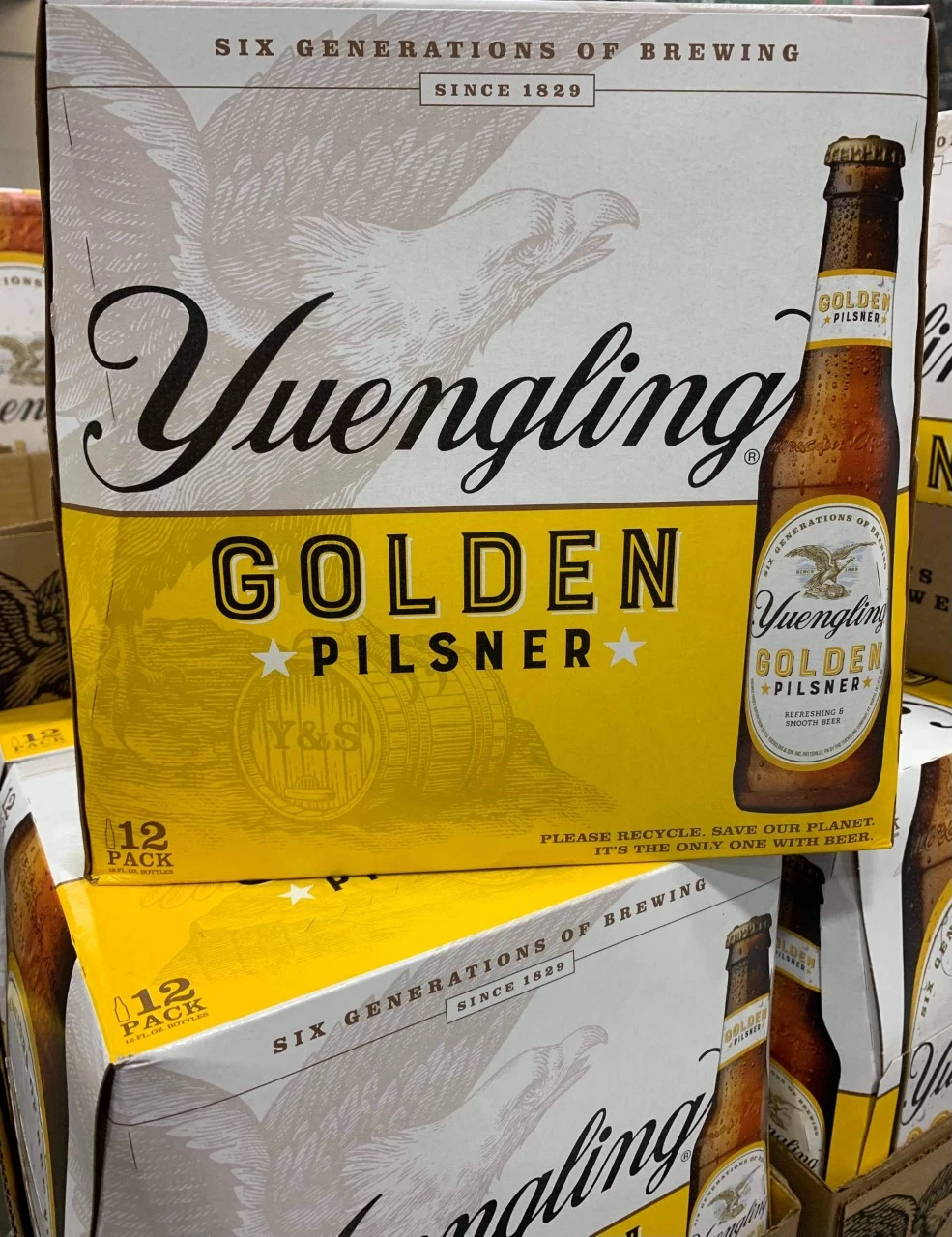 yuengling golden pilsner alcohol content